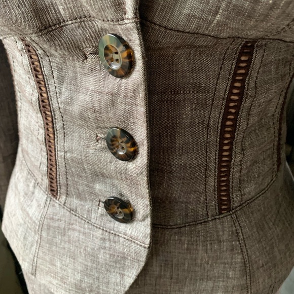 Three piece BeBe suit matching jacket, pants, and skirt - Picture 7 of 7